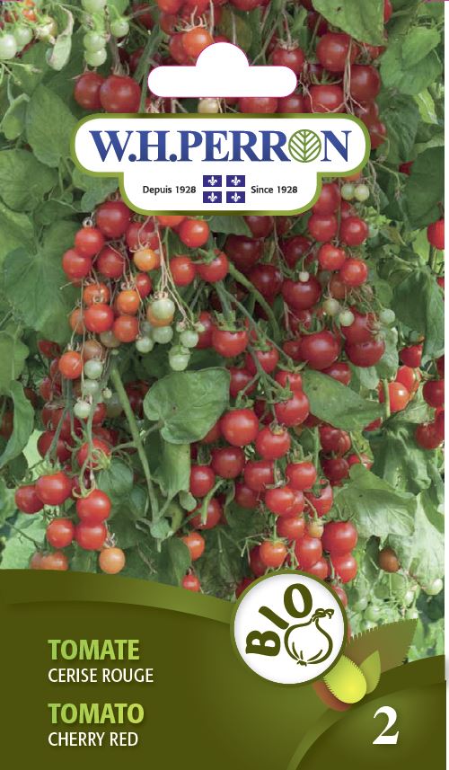 ORGANIC VEGETABLE SEEDS: TOMATO - RED CHERRY