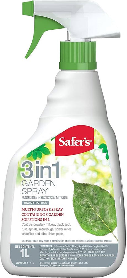 GARDEN SPRAYER - 3-IN-1 SAFER'S