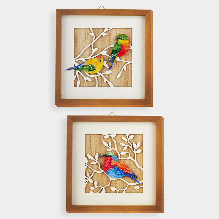 CADRE - OIDEAUX ET BRANCHES BLANCHES