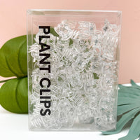 CLIPS DE PLANTES TRANSPARENTS (LOT DE 50)