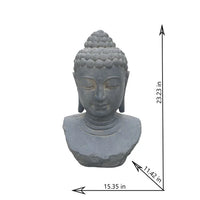 STATUE DE BOUDDHA ZEN ÉCLAIRÉ DE LA SÉRÉNITÉ