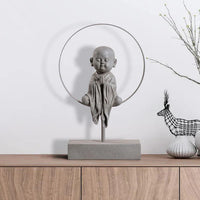 DÉCORATION DE TABLE PETIT MOINE