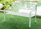BANC DE JARDIN - BLANC