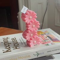 BOUGIE DE MARGUERITES EMPILÉES