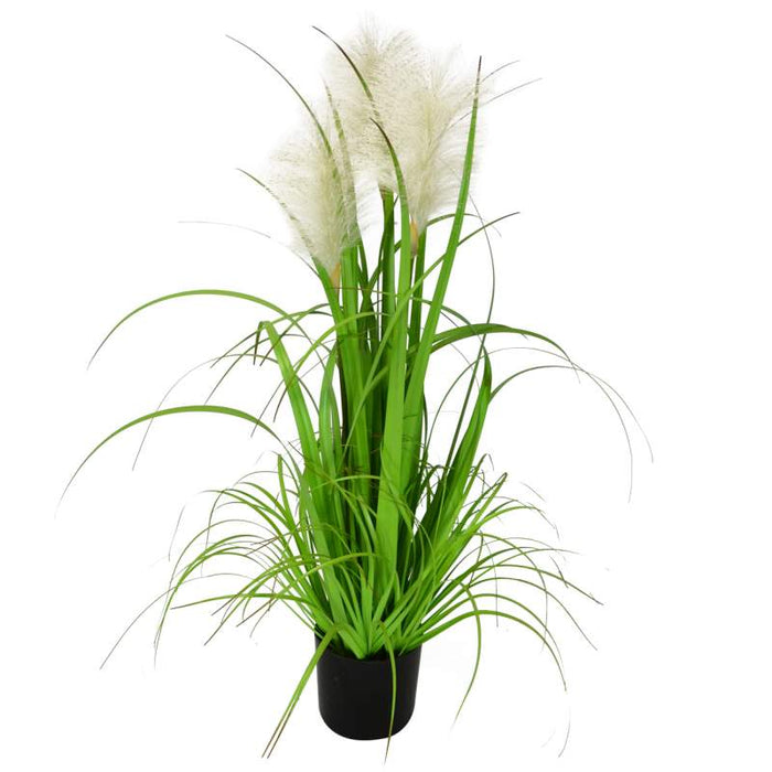 GRAMINÉE ARTIFICIELLE POT NOIR