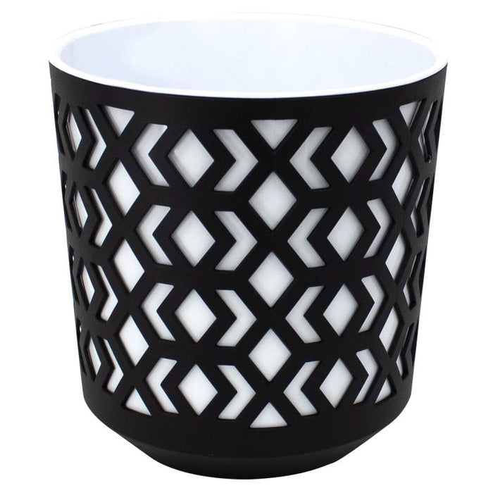 POT AZTEK NOIR & BLANC