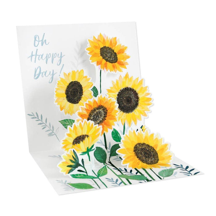 CARTE POP-UP - TOURNESOLS