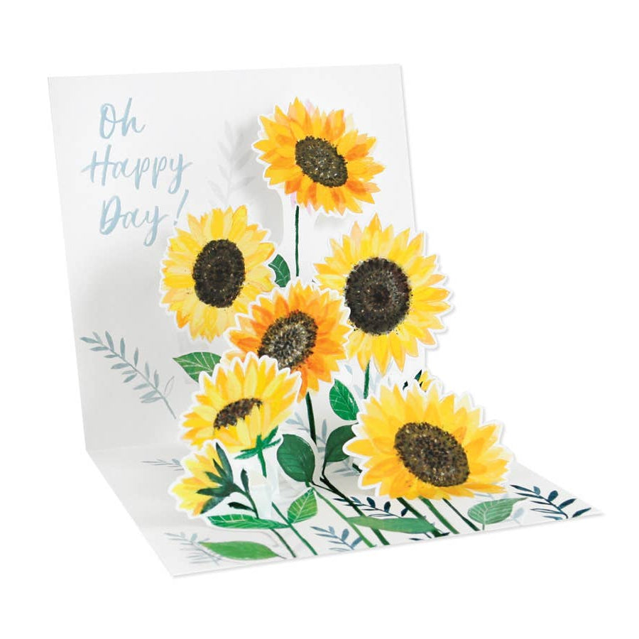 CARTE POP-UP - TOURNESOLS