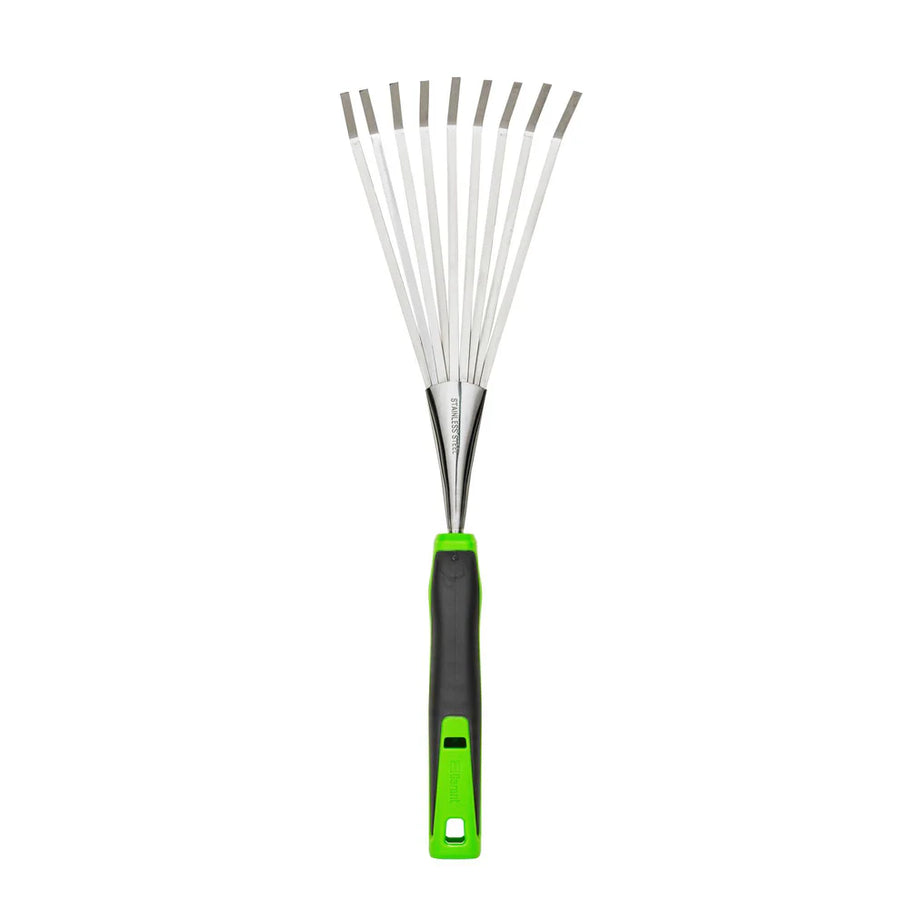 HAND-HELD ROCKERY RAKE