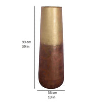 VASE EN LAITON SUR PIED ARTIPLANTO DÉCORATION INTÉRIEURE ARTISANALE EXCEPTIONNEL