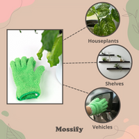 LEAF SHINNING MICROFIBER GLOVES