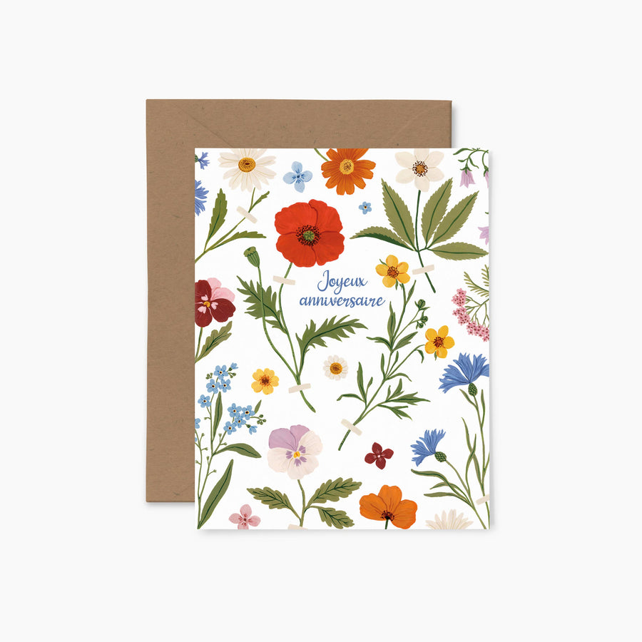 "Happy Birthday" Herbarium | Greeting card
