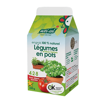 NATURAL FERTILIZER FOR POTTED VEGETABLES AND HERBS 4-2-8