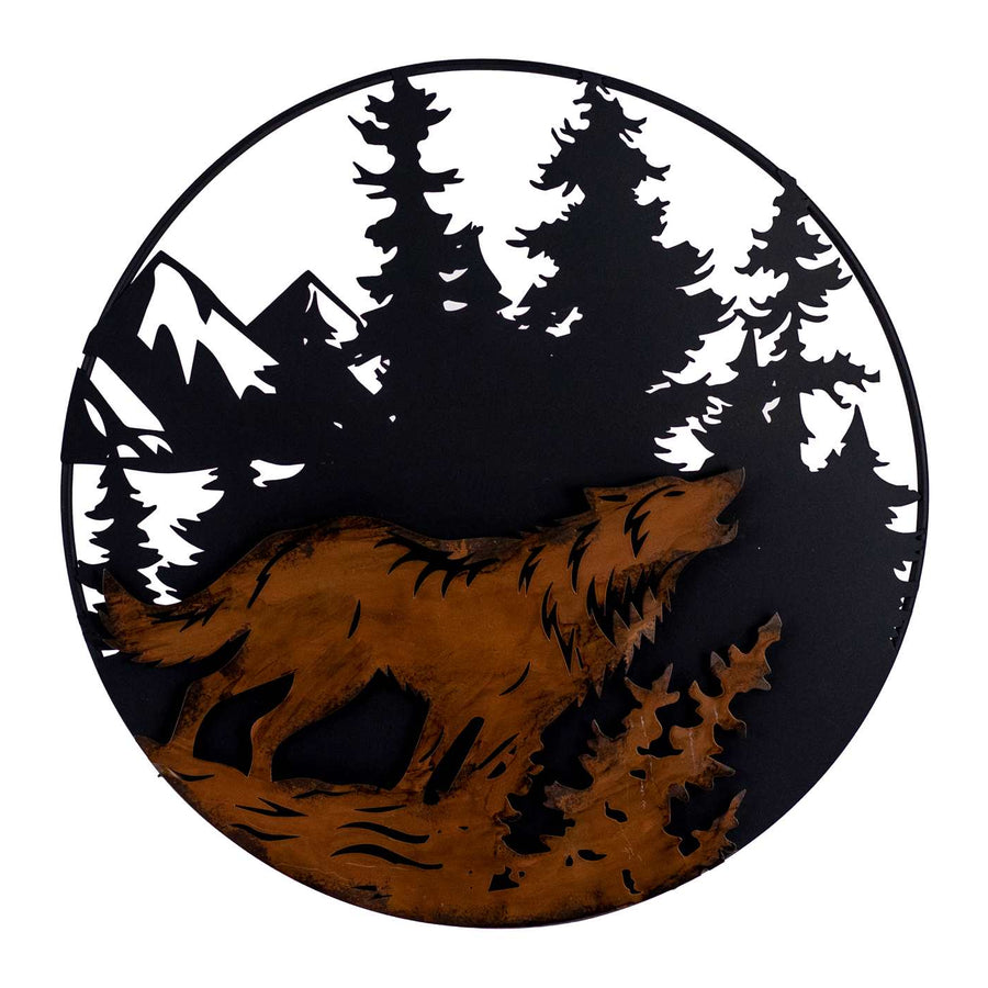DECORATION MURAL - FORET DE LOUP