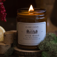 BOUGIE EN BOIS D'AGAR