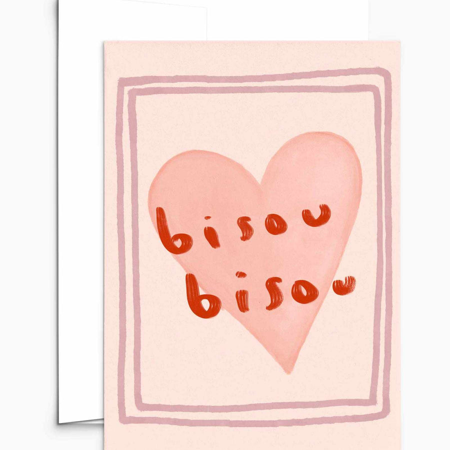 GREETING CARD - KISS KISS