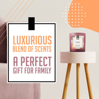 BOUGIE SOJA PARFUM CANELLE APAISSANTE RELAXATION INTERIEUR