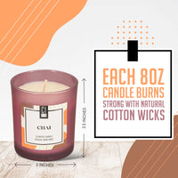 BOUGIE SOJA PARFUM CANELLE APAISSANTE RELAXATION INTERIEUR