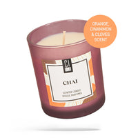 BOUGIE SOJA PARFUM CANELLE APAISSANTE RELAXATION INTERIEUR