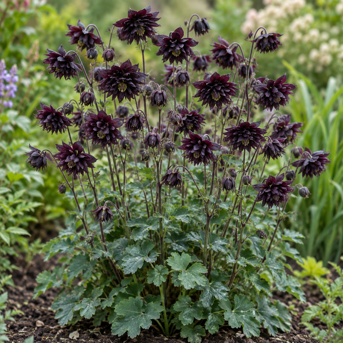 AQUILEGIA VULGARIS - BLACK BARLOW