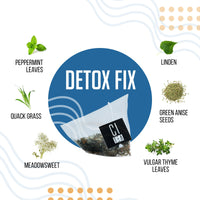 HERBAL TEA PYRAMID TEA BAGS DETOX