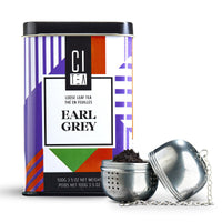 THÉ EARL GREY EN FEUILLES 100G BOULE INFUSEUR AMATEUR