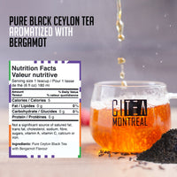 THÉ EN FEUILLE EARL GREY NATUREL ARÔME BERGAMOTE GOURMANDS