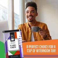 THÉ EN FEUILLE EARL GREY NATUREL ARÔME BERGAMOTE GOURMANDS