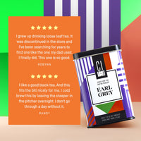 THÉ EN FEUILLE EARL GREY NATUREL ARÔME BERGAMOTE GOURMANDS