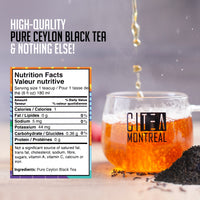 THÉ NOIR ORANGE PEKOE EN FEUILLES EXQUIS LOT DE 2 AMIS