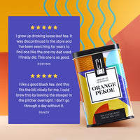 THÉ NOIR ORANGE PEKOE EN FEUILLES EXQUIS LOT DE 2 AMIS