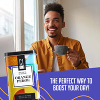 THÉ ORANGE PEKOE EN FEUILLES AVEC INFUSEUR PREMIUM DÉBUTANT