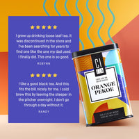 CADEAU THE NOIR EN FEUILLES EARL GREY ORANGE PEKOE PREMIUM