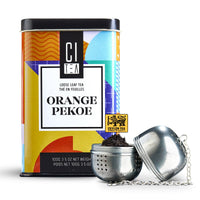 THÉ ORANGE PEKOE EN FEUILLES AVEC INFUSEUR PREMIUM DÉBUTANT