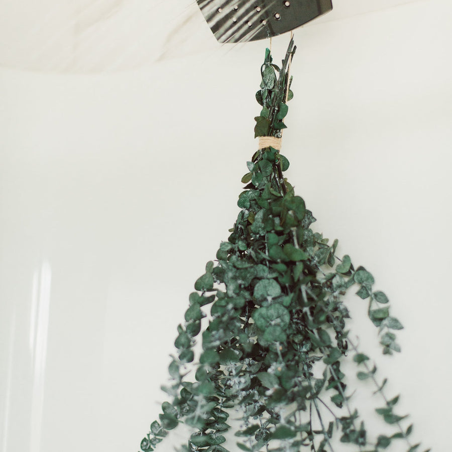 ENSEMBLE DE DOUCHE EN EUCALYPTUS