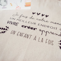 SAC COTON BIO - ENSEIGNANT
