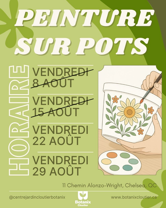 PEINTURE SUR POTS