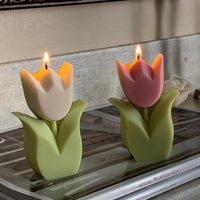BOUGIE EN FORME DE TULIPE