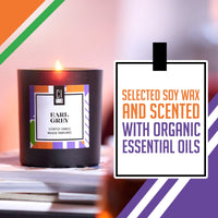 BOUGIE SOJA BERGAMOTE ET ROSE ANTI STRESS BIEN ETRE