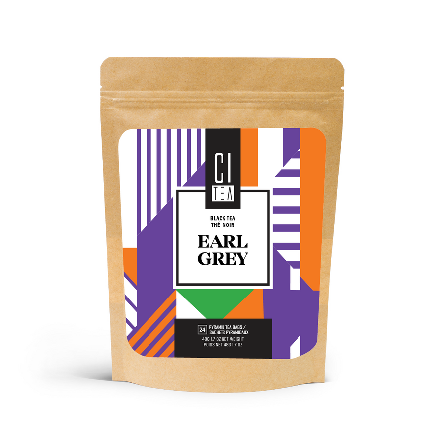 EARL GREY BLACK TEA PYRAMID TEA BAGS