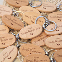 PORTE-CLÉ "I Love Small Businesses"
