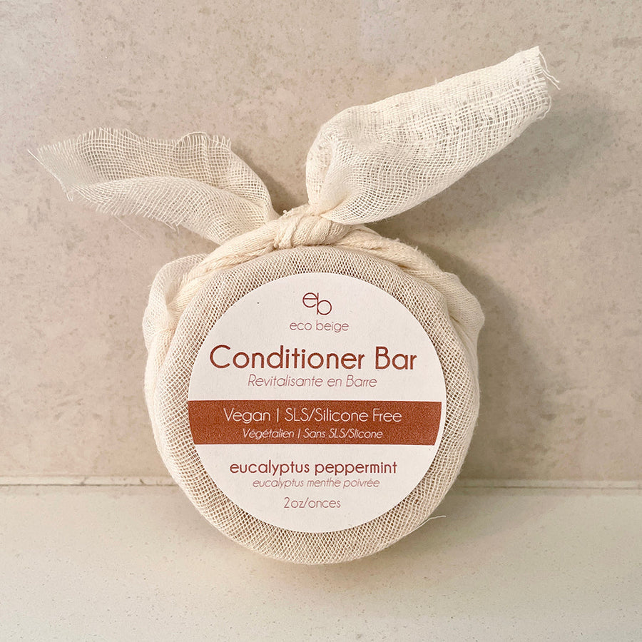 PLASTIC-FREE VEGAN CONDITIONER BAR FOR SILKY HAIR