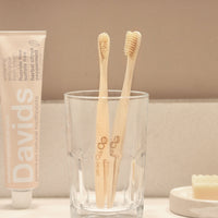 BROSSE A DENTS EN BAMBOU ECOLOGIQUE POUR DENTITION DOUCE