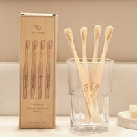 BROSSE A DENTS EN BAMBOU ECOLOGIQUE POUR DENTITION DOUCE