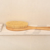 EXFOLIATING NATURAL HEMP DRY AND SHOWER BACK BRUSH