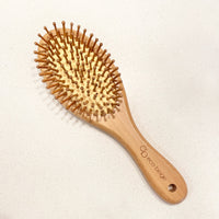 MINI OVAL BAMBOO BRUSH FOR SHORT HAIR