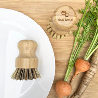 BAMBOO KNOB SCRUBBER NETTOIE DOUCEMENT SURFACES DELICATES