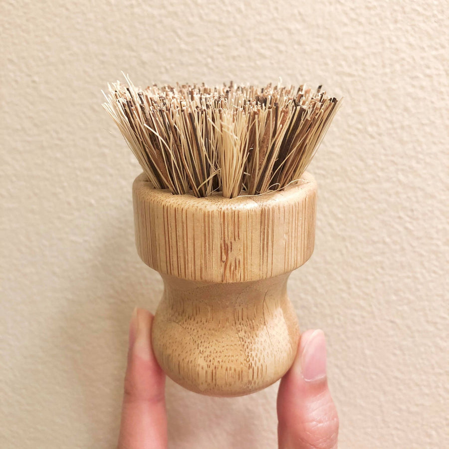 BAMBOO KNOB SCRUBBER NETTOIE DOUCEMENT SURFACES DELICATES