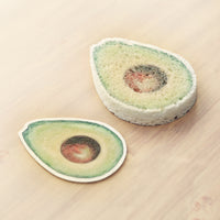 EPONGE AVOCAT POP UP COMPOSTABLE SANS PLASTIQUE ECOLOGIQUE