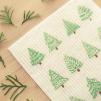 ÉPONGE SUÉDOISE SAPIN DE NOËL DURABLE POUR MAISON ÉCOLOGIQUE REMPLACE 17 ROULEAUX PAPIER ABSORBE LIQUIDES RAPIDEMENT